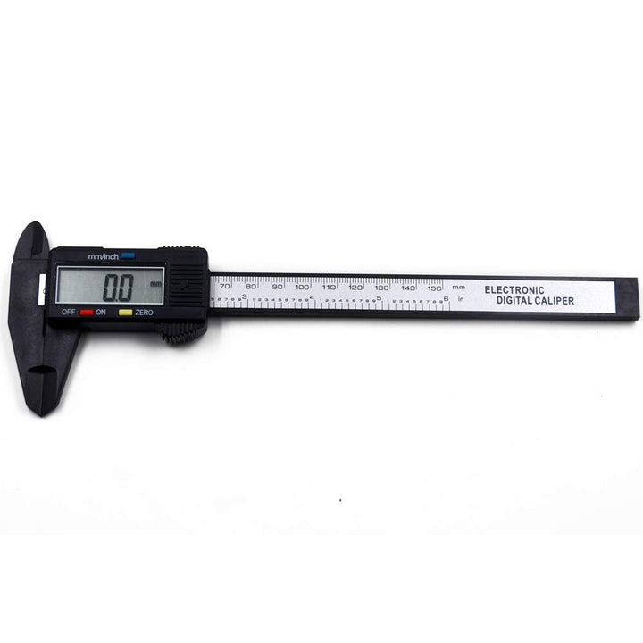Messschieber mit grossem LCD-Bildschirm, automatische Abschaltung, 0-150 mm, ±0,2 mm genau, Kunststo