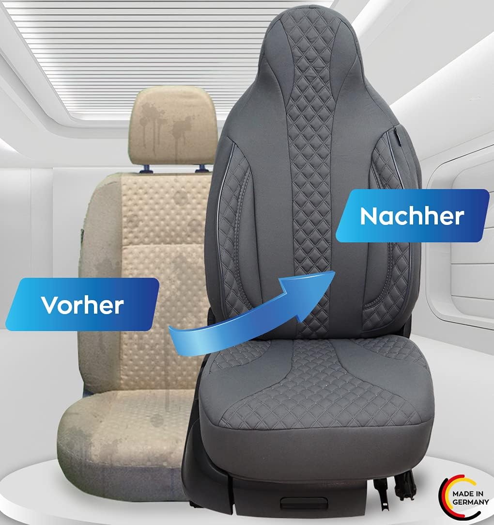 BREMER SITZBEZÜGE Mass Piloten Schonbezüge Sitzbezüge kompatibel mit Wohnmobil Ducato Weinsberg Adri