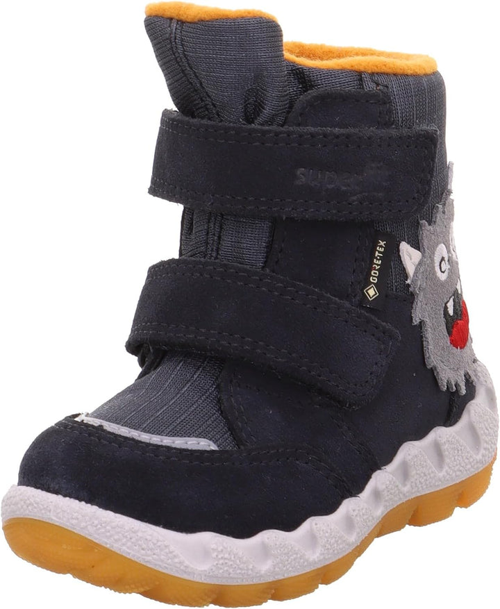 Superfit Jungen Icebird Schneestiefel 28 EU Weit Grau Gelb 2000, 28 EU Weit Grau Gelb 2000