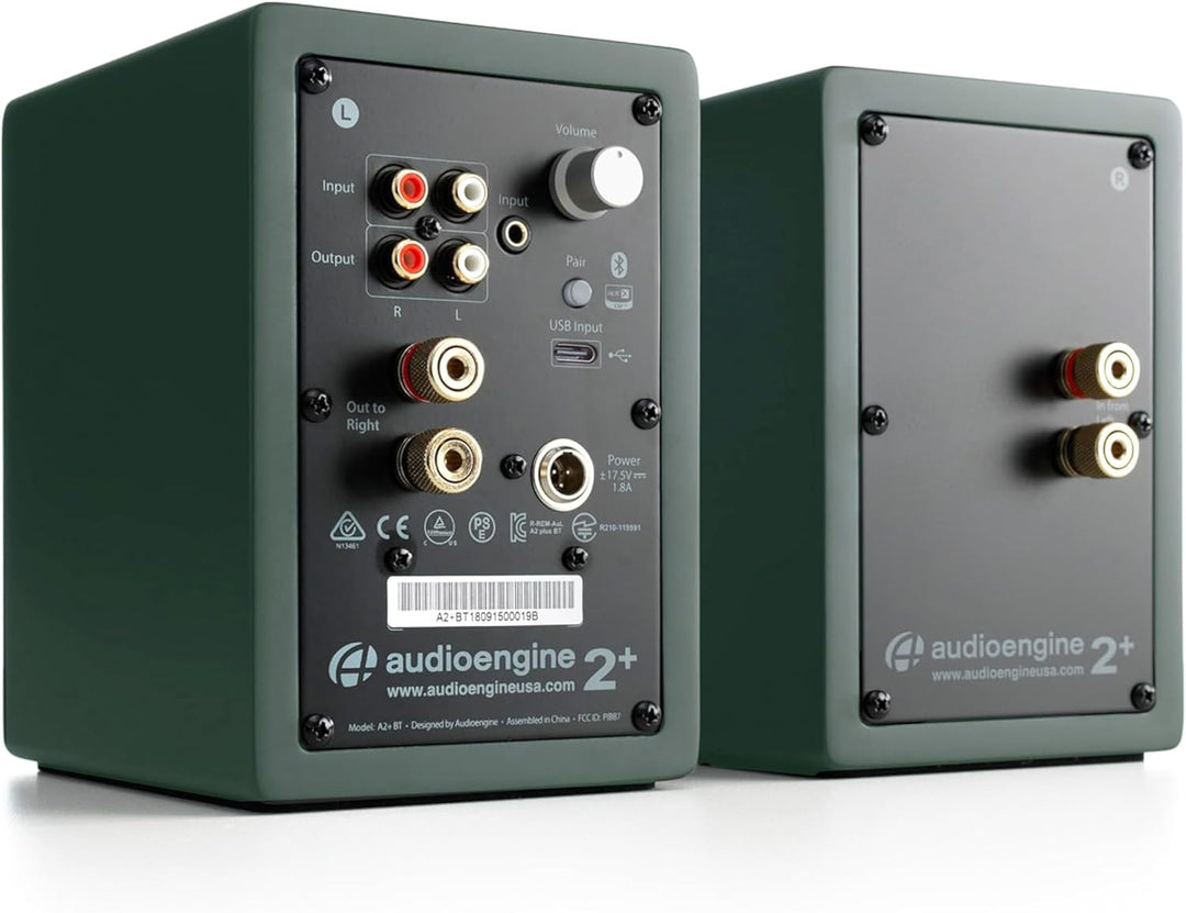 Audioengine A2 Plus Kabellose Bluetooth-Desktop-Lautsprecher – 60-W-Computerlautsprecher für Musik u