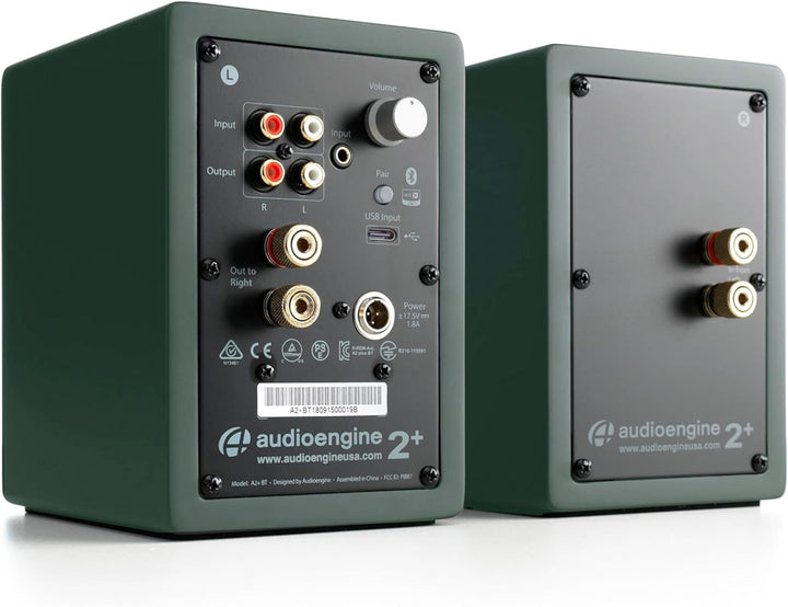 Audioengine A2 Plus Kabellose Bluetooth-Desktop-Lautsprecher – 60-W-Computerlautsprecher für Musik u