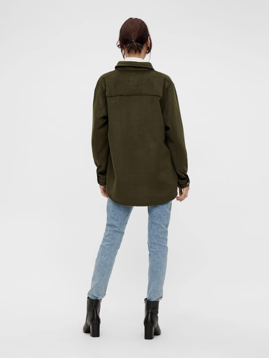 Object Damen Objvera Owen L/S Jacket Noos Jacke 34 Forest Night, 34 Forest Night