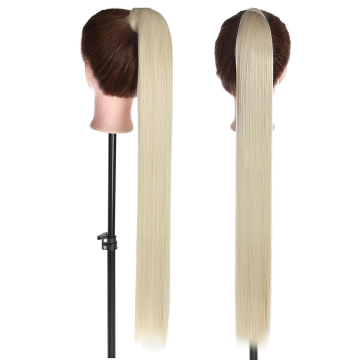 SEGO Lang Pferdeschwanz Haarteil Zopf lockig Clip in Ponytail Haarverlängerung Extension Hair Piece