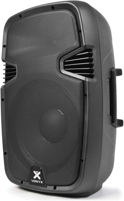 Vonyx spj-1200 Aktiv Lautsprecher, PA Lautsprecher, Musikbox, 600 Watt, 12 Zoll Monitor PA Boxen