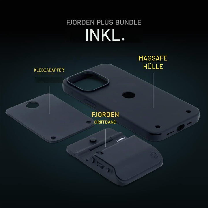 FJORDEN Plus-Bundle für iPhone 16 Pro, inklusive Kameragriff und iPhone hülle kompatibel mit MagSafe
