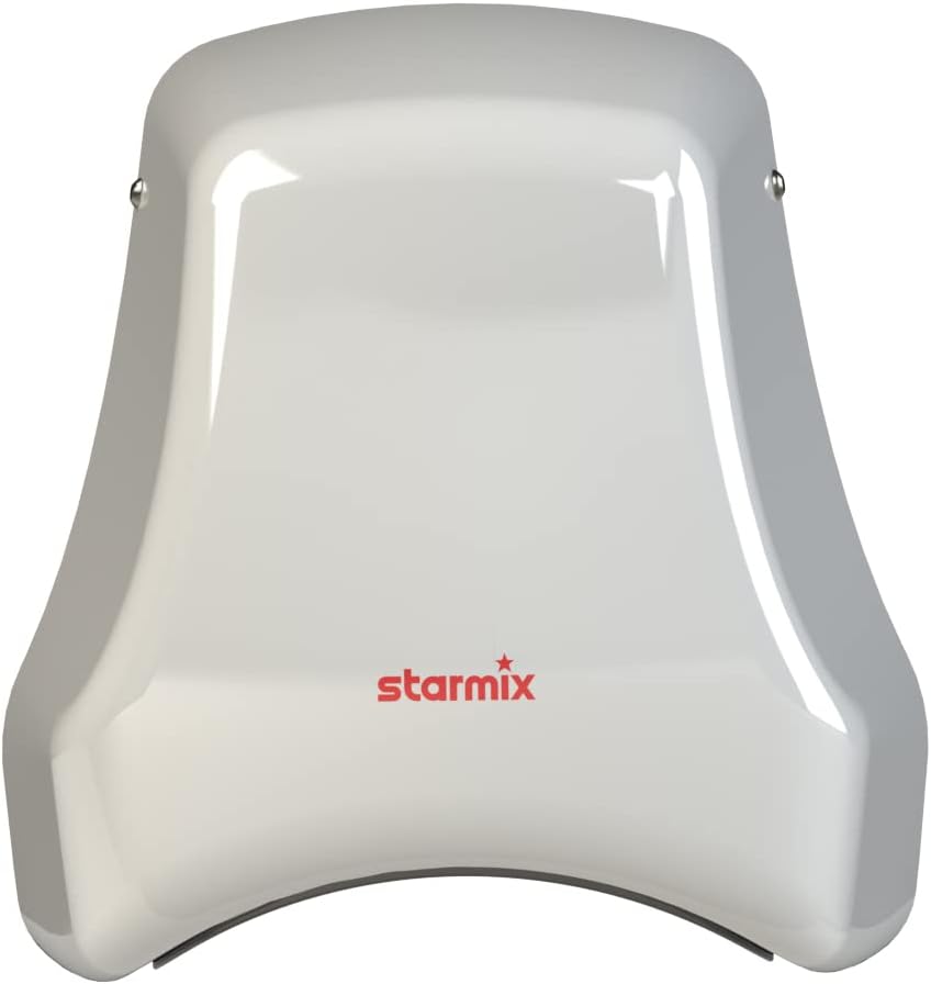 Starmix Händetrockner T-C1 M w, effektiver und hygienischer Handtrockner für schnelles Trocknen der