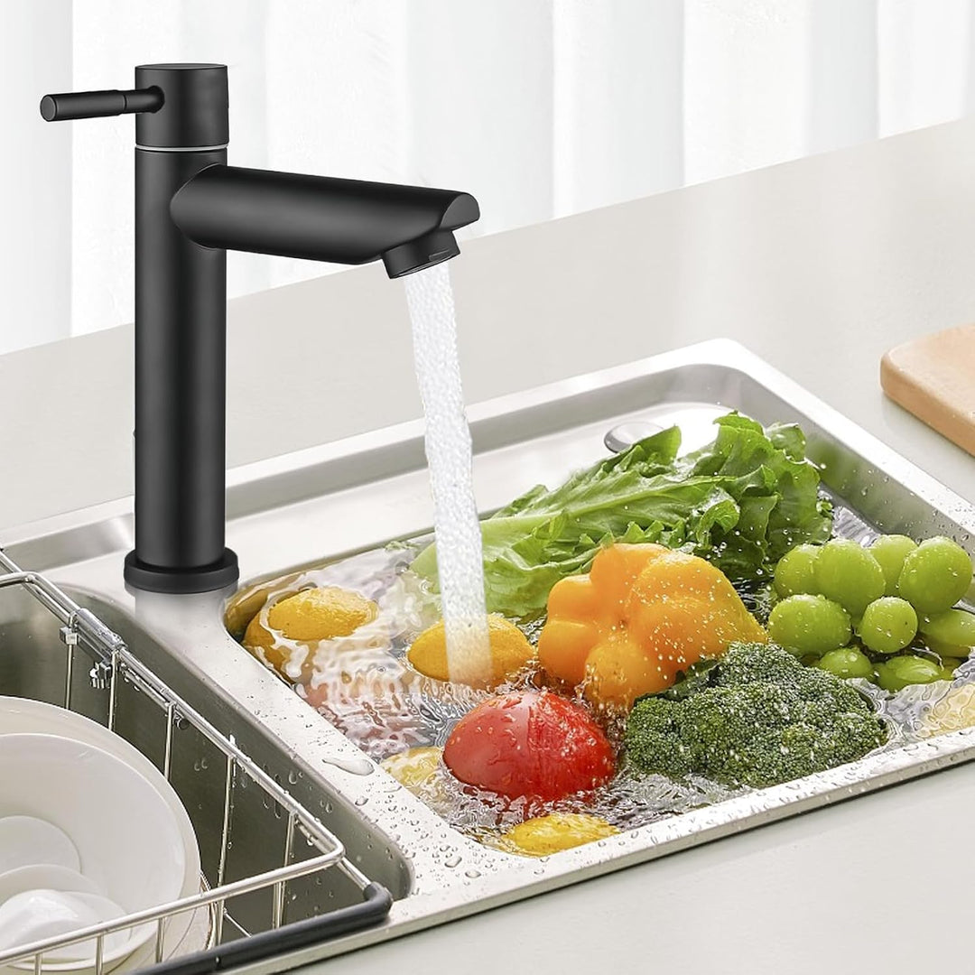 Kaltwasserhahn Schwarz Wasserhahn Bad: Gäste WC Bad Kaltwasserarmatur Nur Kaltwass Einhebelmischer K