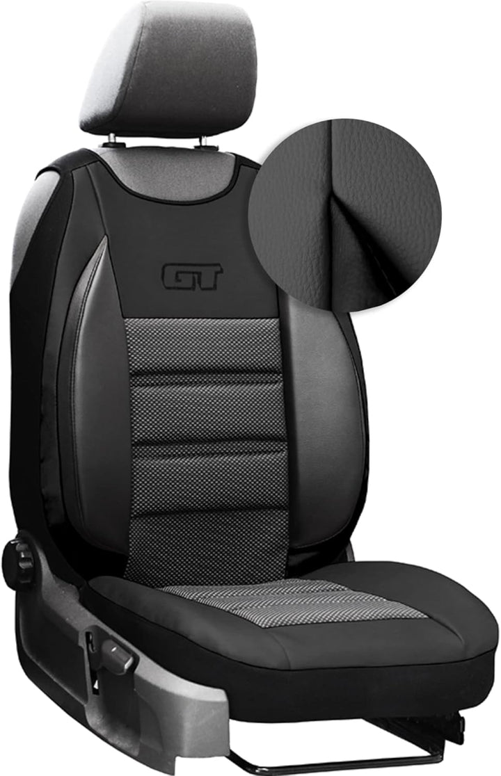 moto-MOLTICO Autositzbezüge – Autositzschoner Universalgrösse - Sitzauflage Auto - Ökologisches Lede