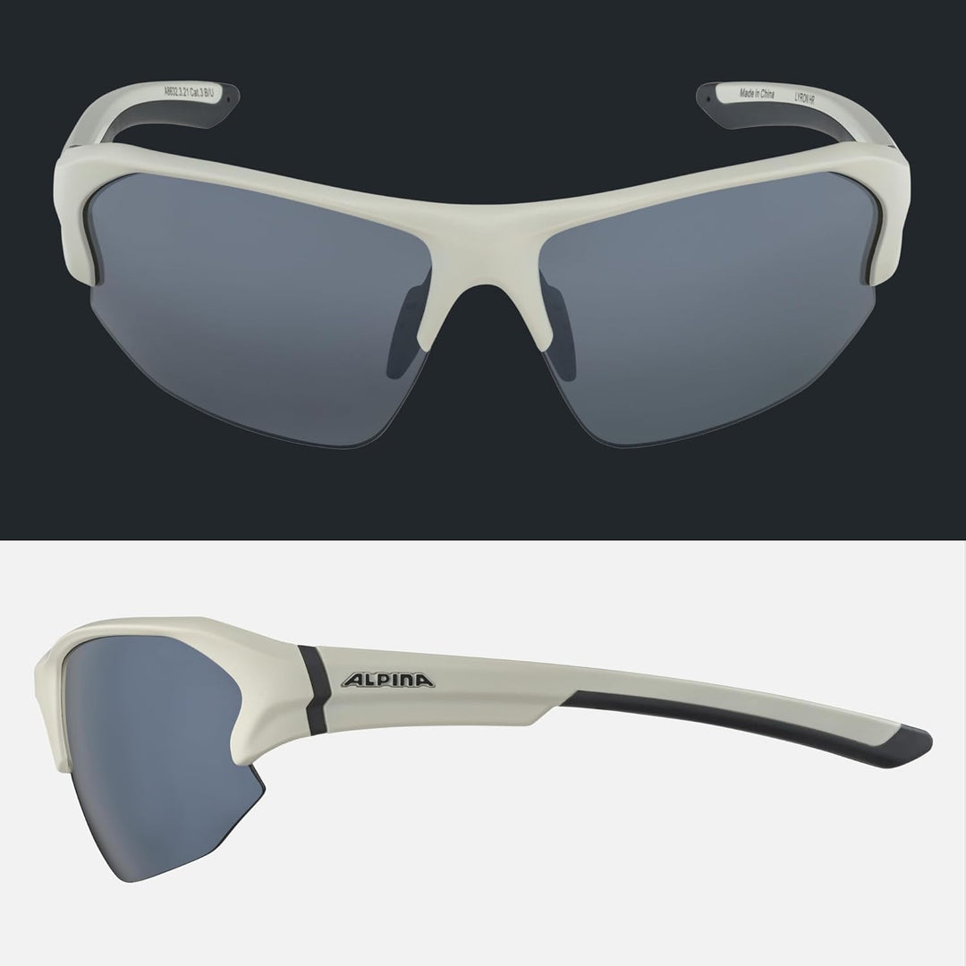 ALPINA LYRON HR - Verspiegelte und Bruchsichere Sport- & Fahrradbrille Mit 100% UV-Schutz Für Erwach