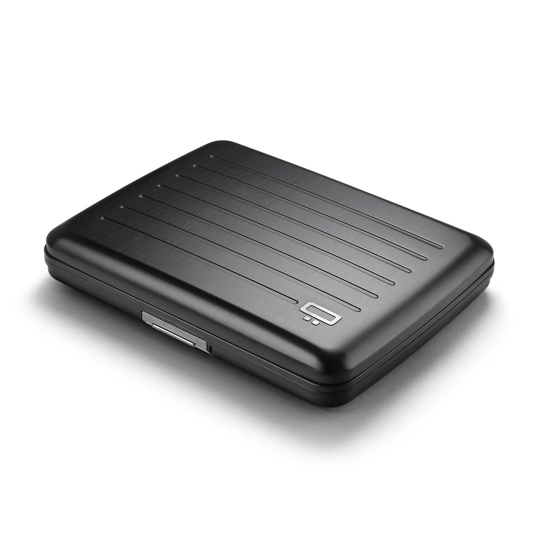 OGON Aluminium Geldbörse Smart Case V2 Large - Fach für Münzen und Banknoten - RFID Schutz Kartenhal