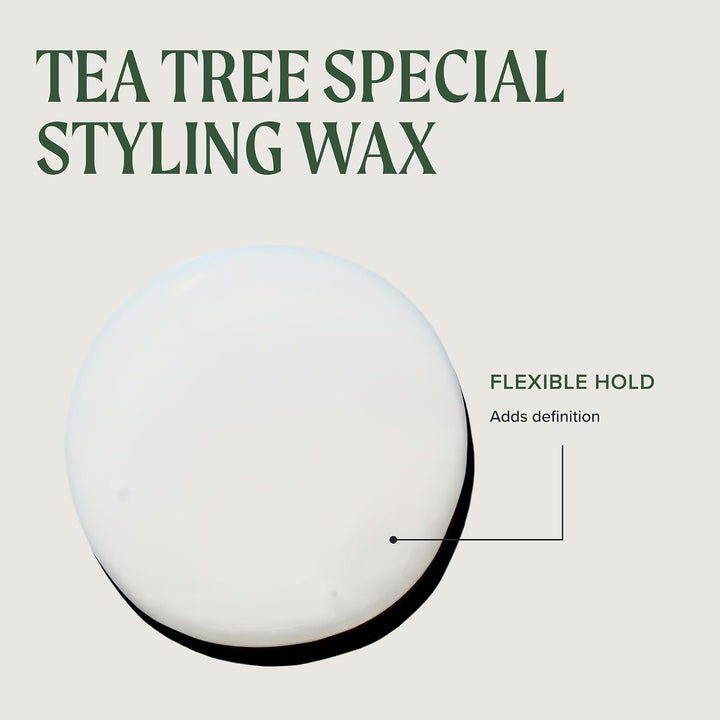 Paul Mitchell Tea Tree Styling Wax - Shaping-Paste verleiht Struktur und Glanz ideal für kurzes Haar