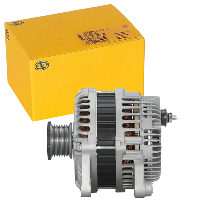 HELLA - Generator/Lichtmaschine - 12V - 150A - für u.a. Nissan Qashqai I (J10, NJ10, JJ10E) - 8EL 01