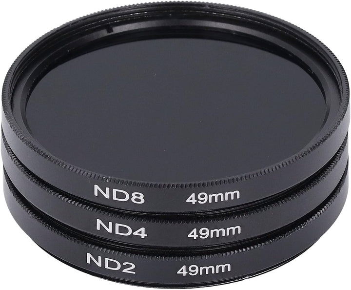 ND-Filterset, mit ND2-Filter, ND4-Filter und ND8-Filter, HD-Mehrschichtbeschichtung, Anti-Überbelich