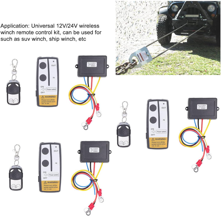 12V 24V Recovery Wireless Winch Remote Control Kit für Truck ATV SUV Handset Switch Controller Unive
