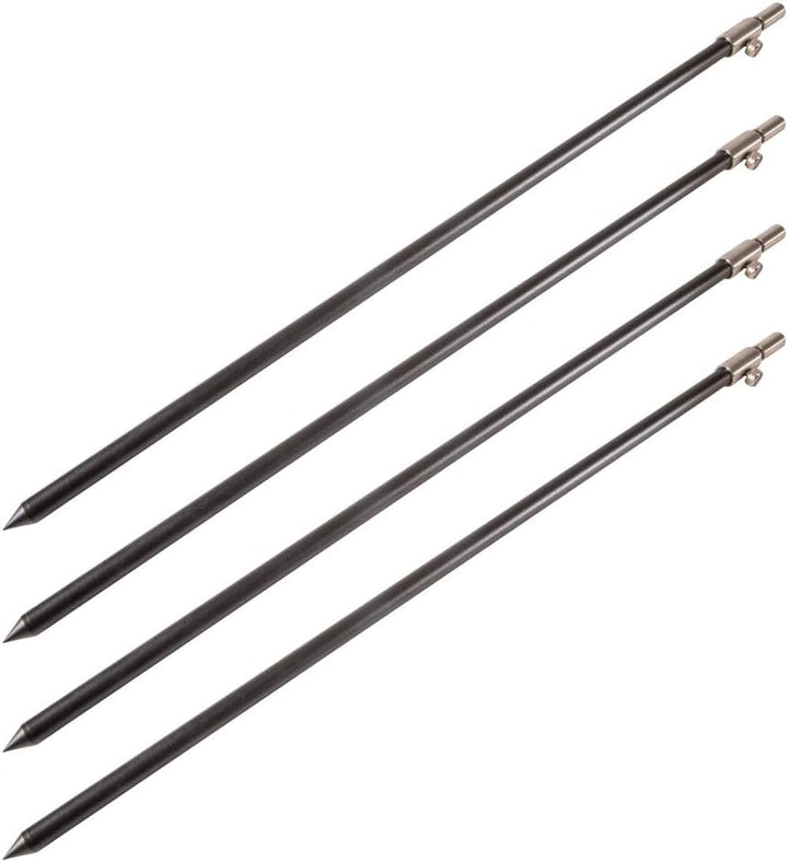Ultimate Black Aluminium Bankstick Set 30-50cm (4 St) - Bankstick