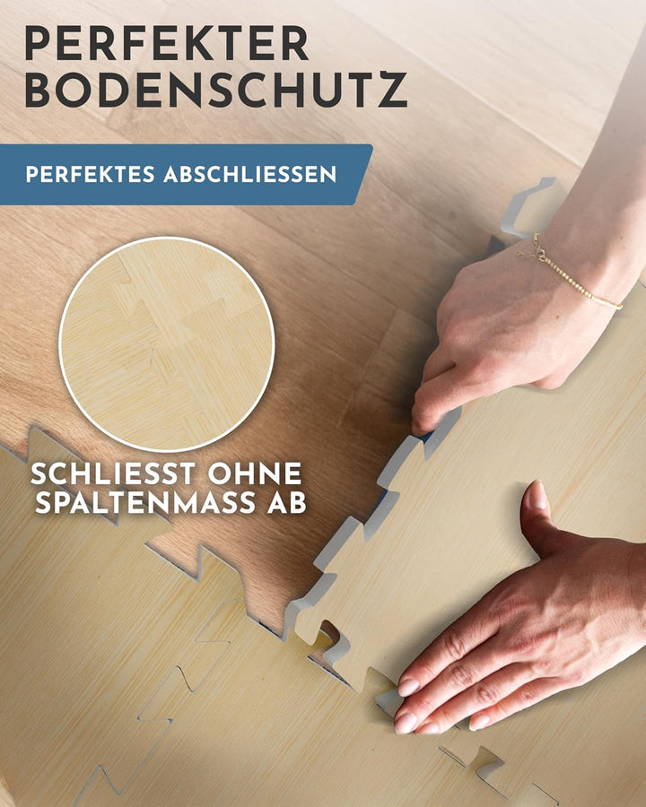 NEOLYMP Bodenschutzmatte Fitness - Trainingsmatte für Sportgeräte, extra dicker und robuster Sportbo