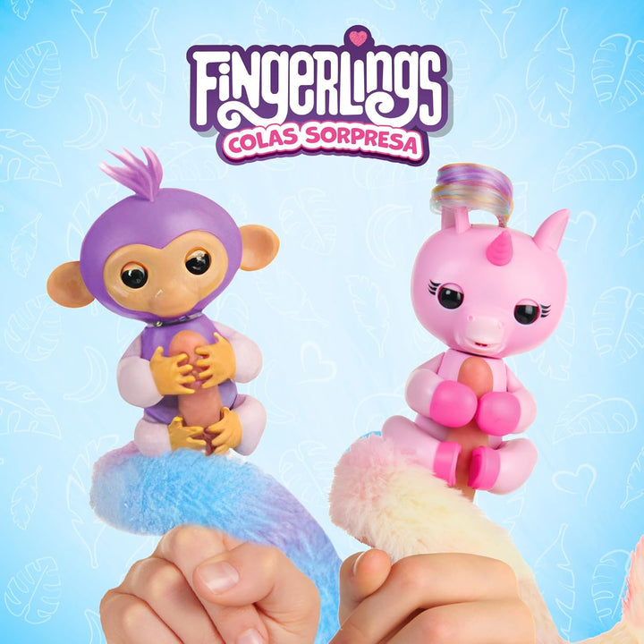 Bizak Fingerlings Schwänze AFFE, kämmt seinen sehr Langen Schwanz, versteckt eine Überraschung, inte