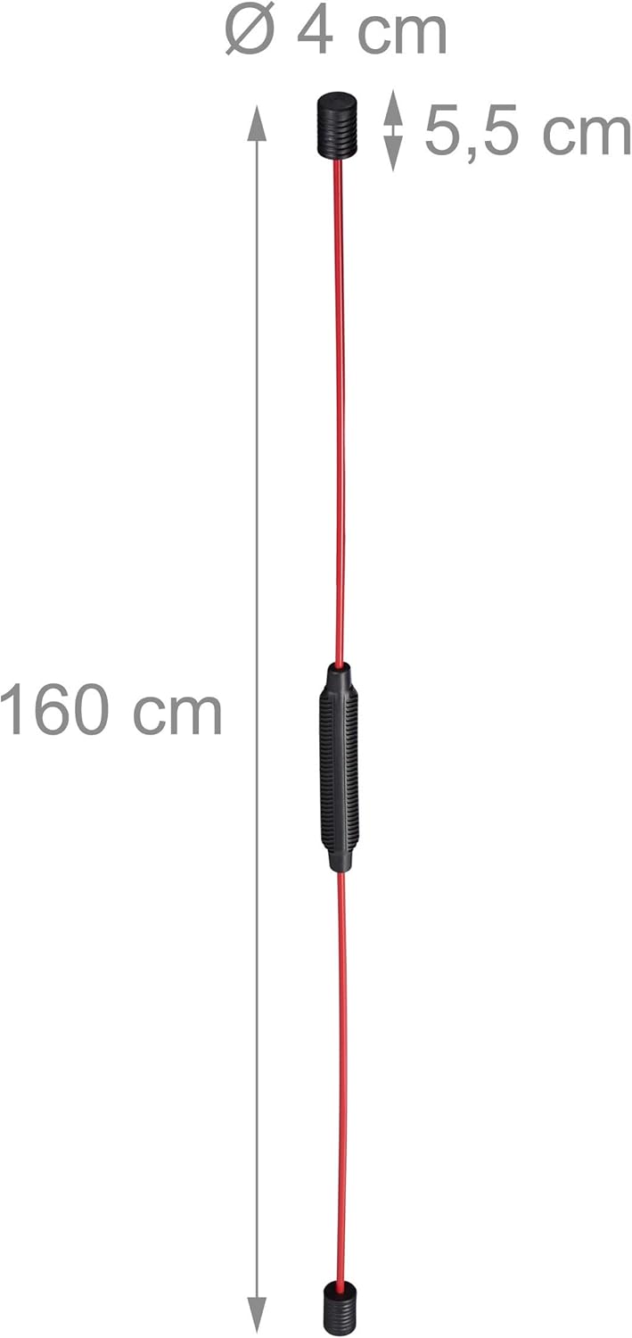 Relaxdays Unisex Relaxdays Swingstick Fitness Schwingstab f r Vibrationstraining Tiefenmuskulatur fl