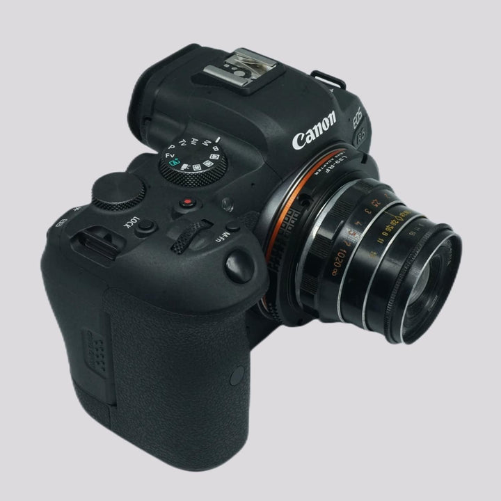 PHOLSY Objektivadapter Manueller Fokus Kompatibel für Leica L39 M39 39mm LTM Mount Objektiv auf Cano