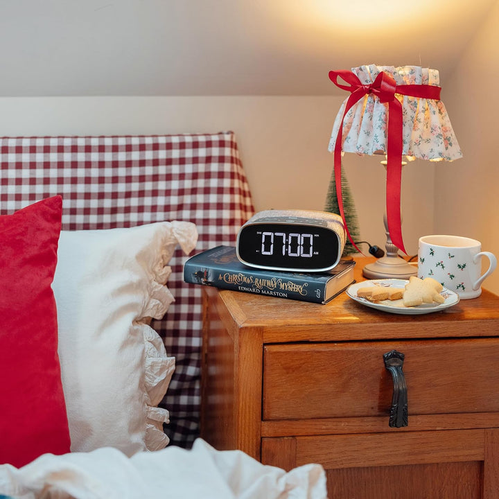 VQ Lark Digitalradio DAB und DAB+ mit FM, Bluetooth, Aux, Zwei USB-Anschlüssen und Weckfunktion - Gr