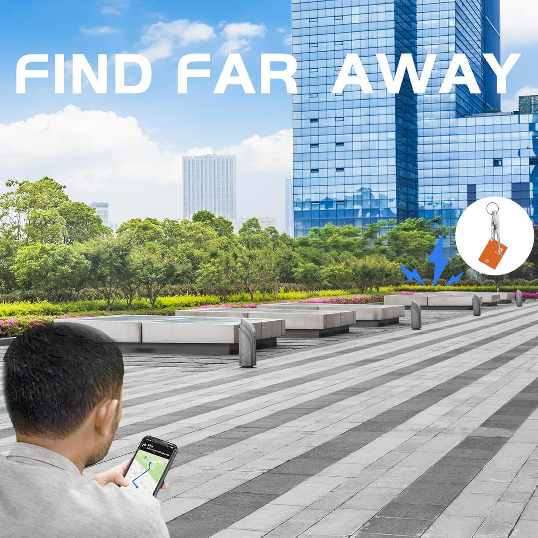 Key Finder Recharging IP68 Item Wallet Luggage Located Bluetooth Tracker Works with Apple Find My AP