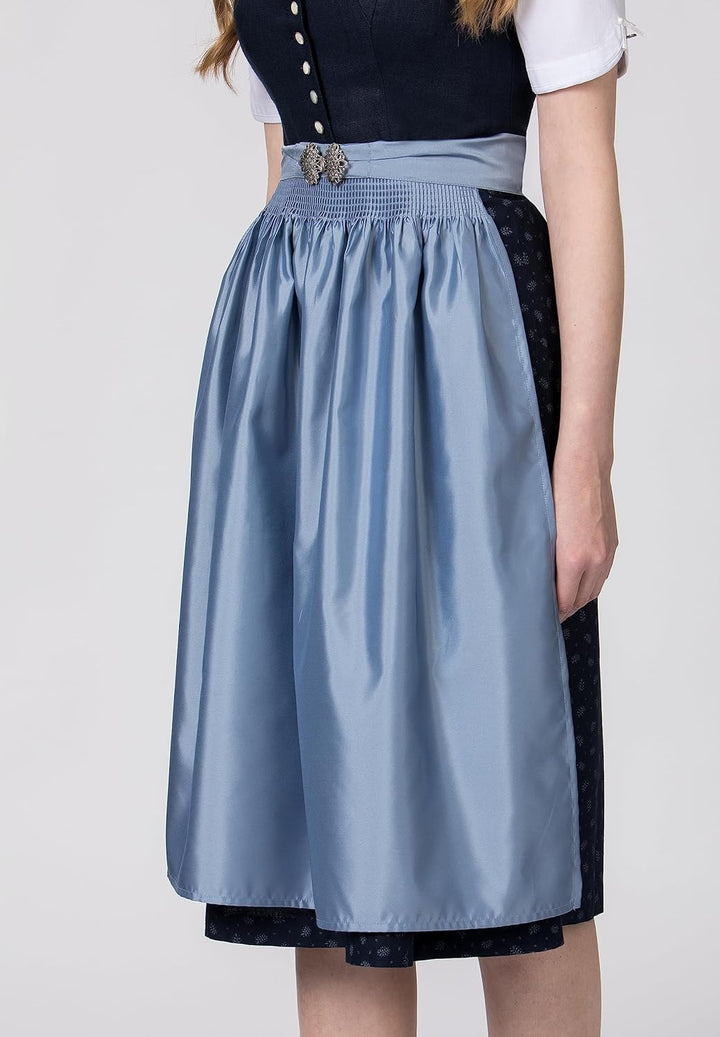 Stockerpoint Damen Dirndl Sieglinde Kleid für besondere Anlässe 38 Nachtblau, 38 Nachtblau