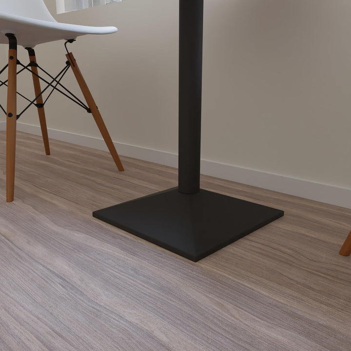 Edelstahlmarkenshop Tischgestell SCHWARZ Modell „München“ in Single und in der Doppelt Variante zur
