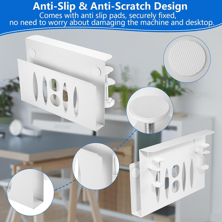 HAQIUHETO schubladen Organizer Laptop Stand Notebook ständer,Aus Stahl,kein Bohren erforderlich Zijs