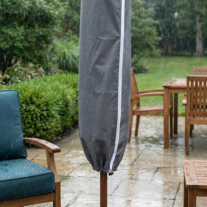 Purovi Schutzhülle für Sonnenschirme, Grau, 35x180 cm 180x 35 cm