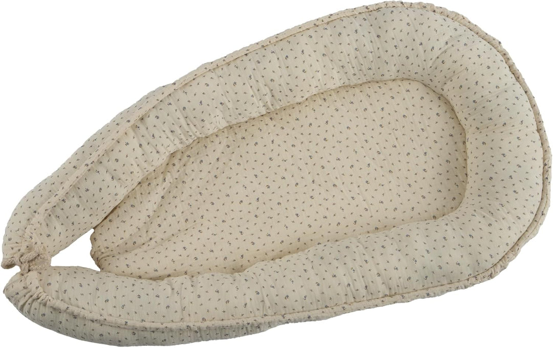 Bio Baby Nestchen Musselin Blumen Neutral Neugeborenen BaumwolleNestchen Wickelunterlage Mädchen Kus