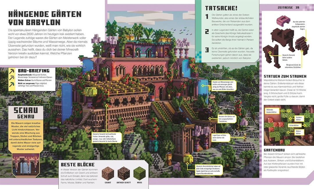 Das offizielle Minecraft Ideen Buch: Baue unsere Welt in Minecraft nach! Über 70 coole Bauideen - vo