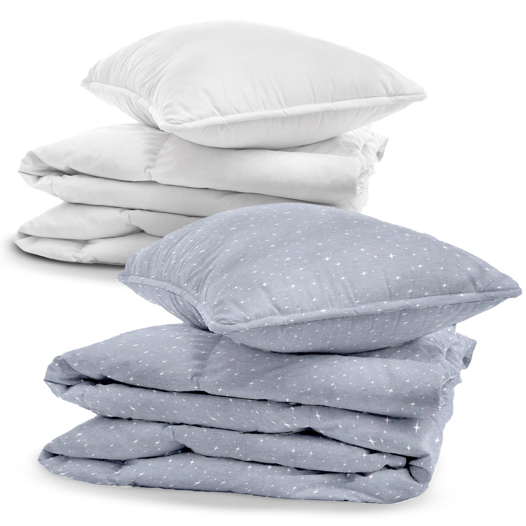 Kinderbettwäsche Baby Bettwäsche 90x120cm aus Baumwolle - Kinder Set von Duvet Cover und Kissenbezug