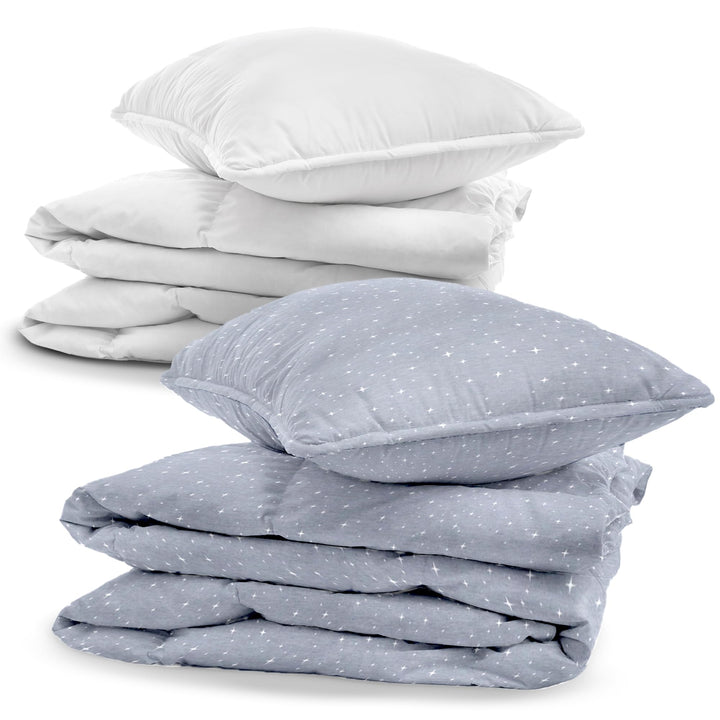 Kinderbettwäsche Baby Bettwäsche 90x120cm aus Baumwolle - Kinder Set von Duvet Cover und Kissenbezug