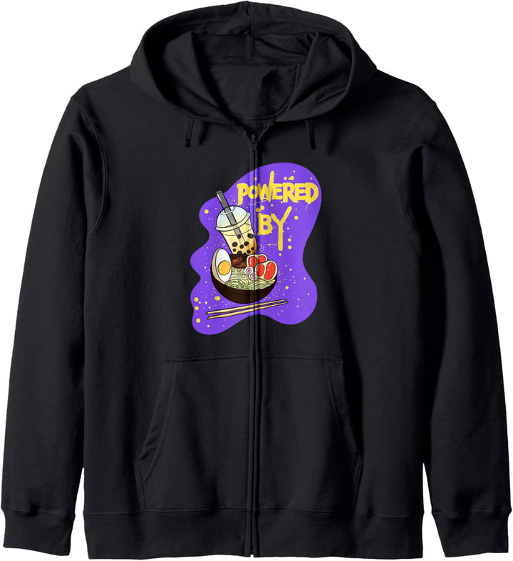 Bubble Tee und Ramen Japanische Ramen Nudeln Geschenk Kapuzenjacke