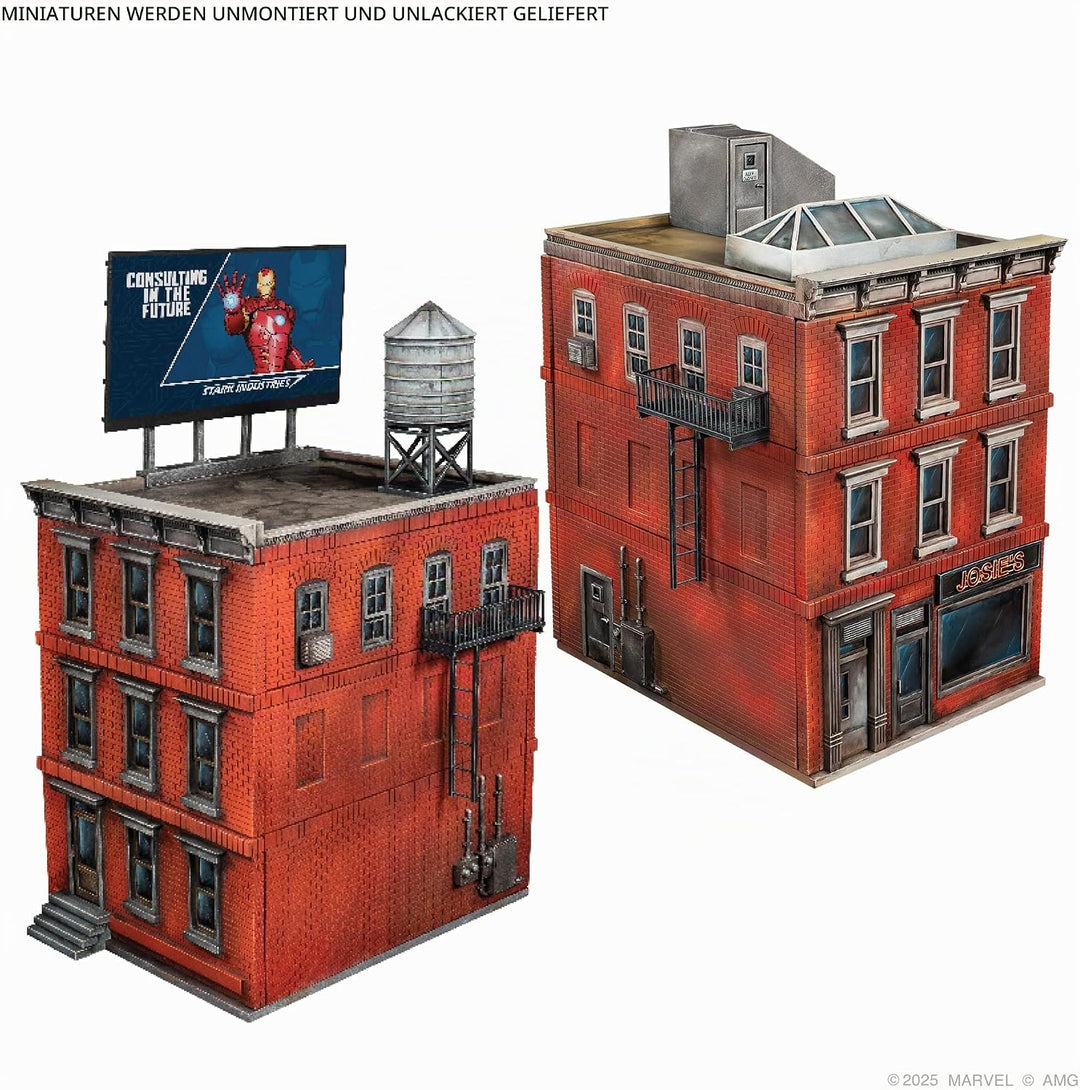 Asmodee, Marvel: Crisis Protocol – NYC City Block, Terrain Collection, Atomic Mass Games, Tabletop,