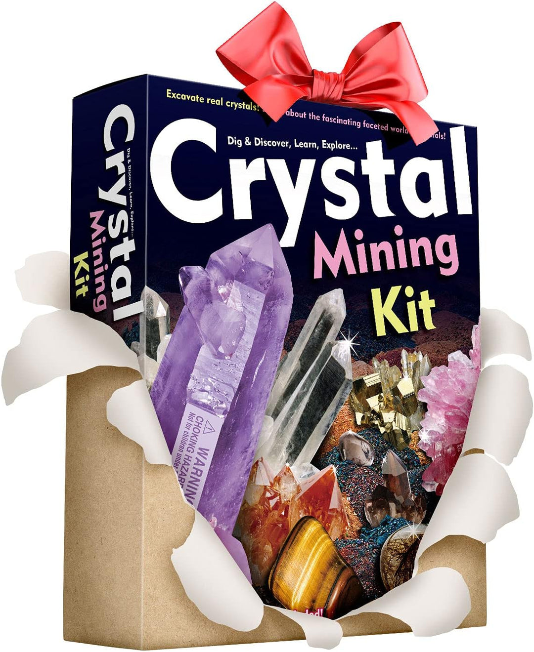 Mineralien Ausgrabungsset Edelstein Ausgraben Spielzeug Geologie Steine Geburstagsgeschenk für Kinde