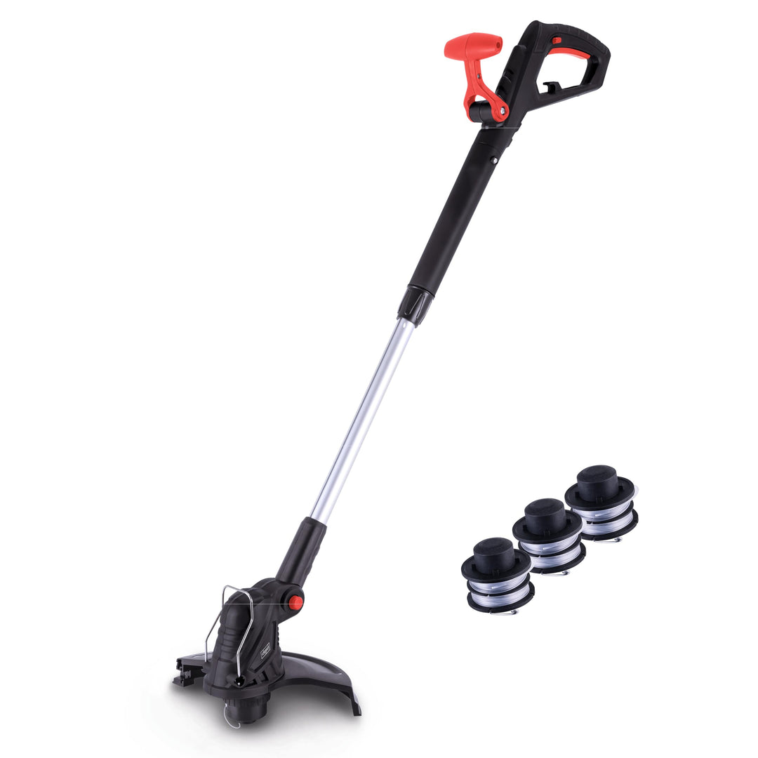 Scheppach Elektro Rasentrimmer EGT350 mit 250mm Schnittbreite | Leistung 350W | Schnittgeschwindigke