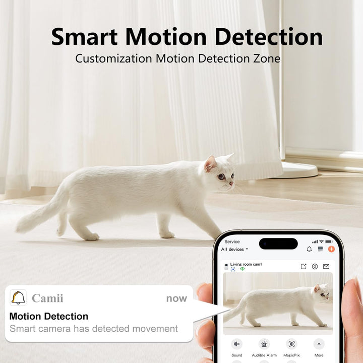 2Pack 3MP Haustier Kamera Hund Kamera mit Telefon App 5G/2.4GHz WiFi Kameras Indoor Security Camera
