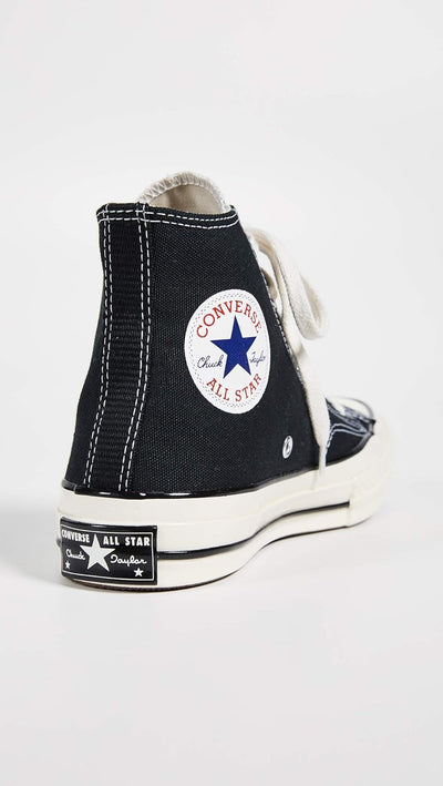 Converse Damen Sneaker mid Chuck 70 High Embroidered Lips 34 EU Signalrot Schwarz Weiss, 34 EU Signa