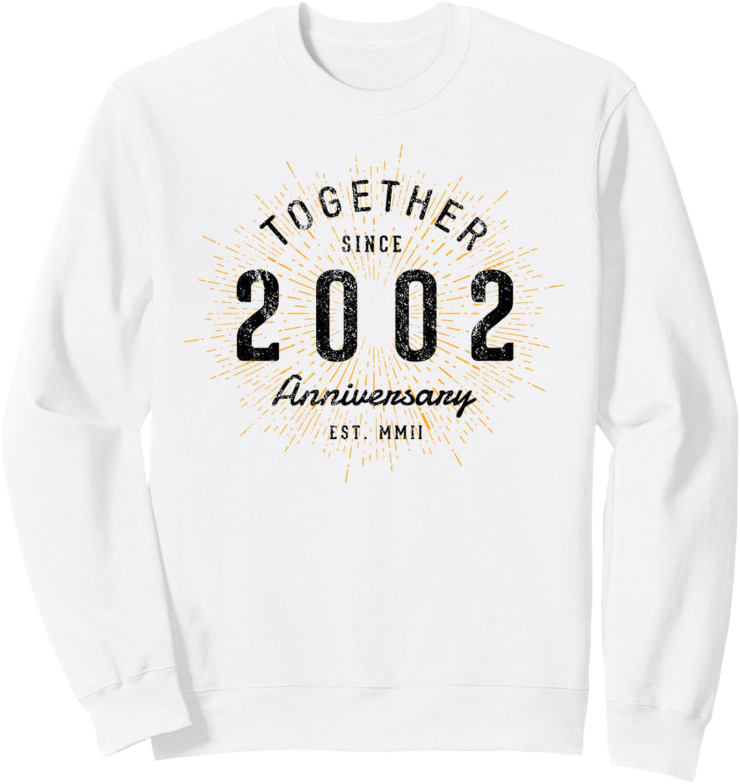 Zusammen seit 2002 Jahrestag Sweatshirt