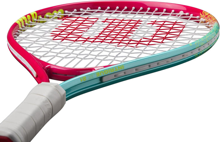 Wilson Intrigue Jr 21 Tennis Racket, Rot/Türkis