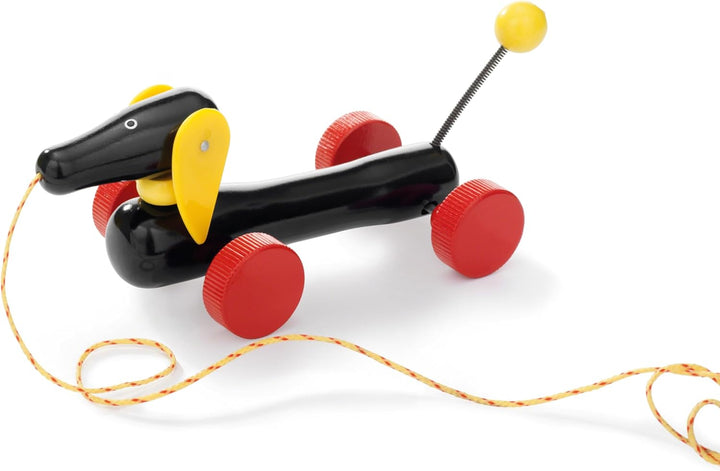 BRIO Nachziehtier - Dackel - Holzspielzeug für Kinder