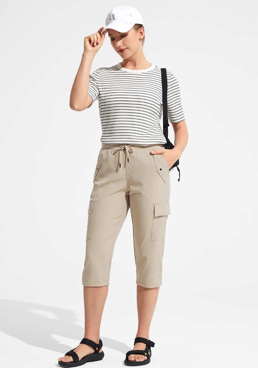 MOCOLY Damen Leichte Atmungsaktive Wanderhose Trekkinghose Outdoor wasserdichte Cargo Hose Kletterho