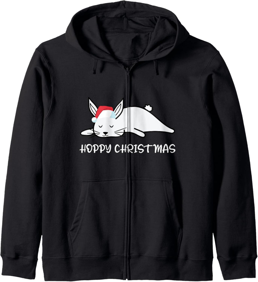 Hoppy Christmas Kaninchen Mütze Hase Weihnachten Kapuzenjacke