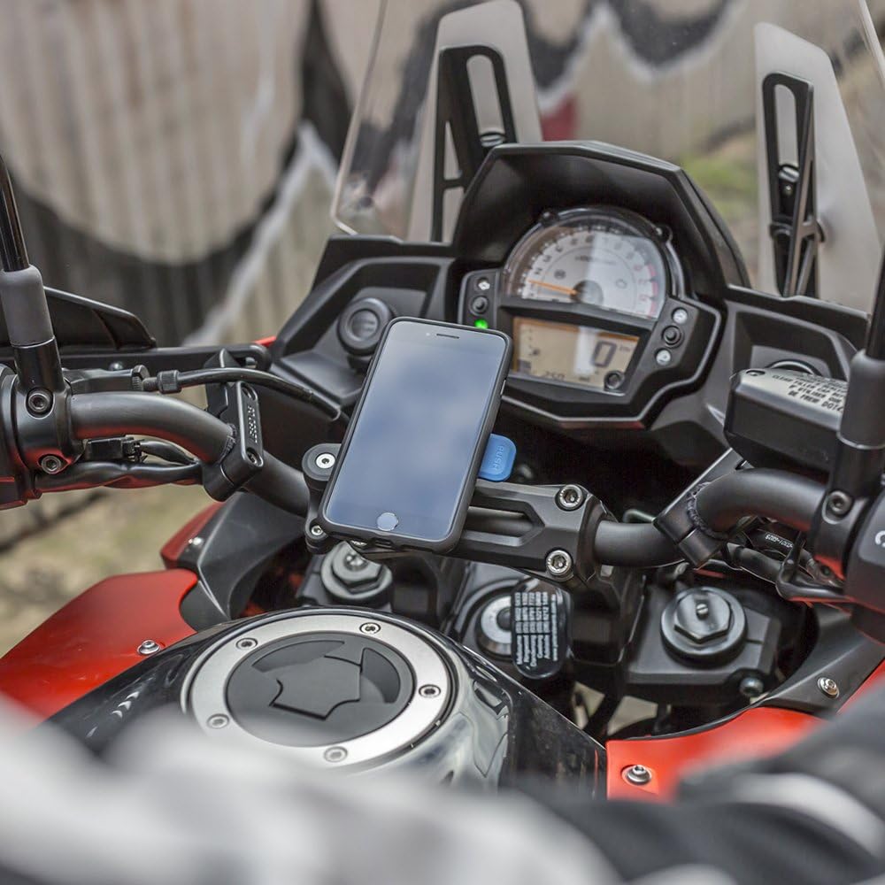 Quad Lock Motorradlenkerhalterung für iPhone und Samsung Galaxy-Handys Halterung allein, Halterung a
