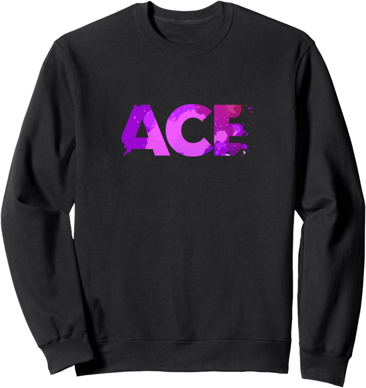 Ace Retro Asexual Pride Parade LGBTQ Subtile Pride Flagge Sweatshirt