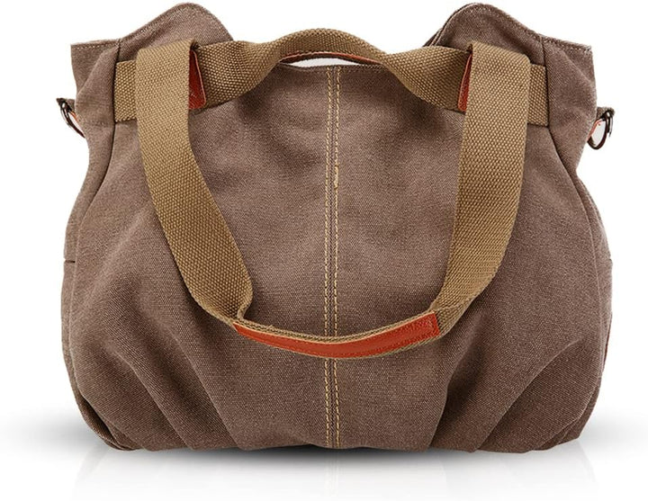 NICOLE &amp; DORIS Canvas Tasche Damen Tragetaschen für Damen Schultertaschen Umhängetasche Leinwand Han