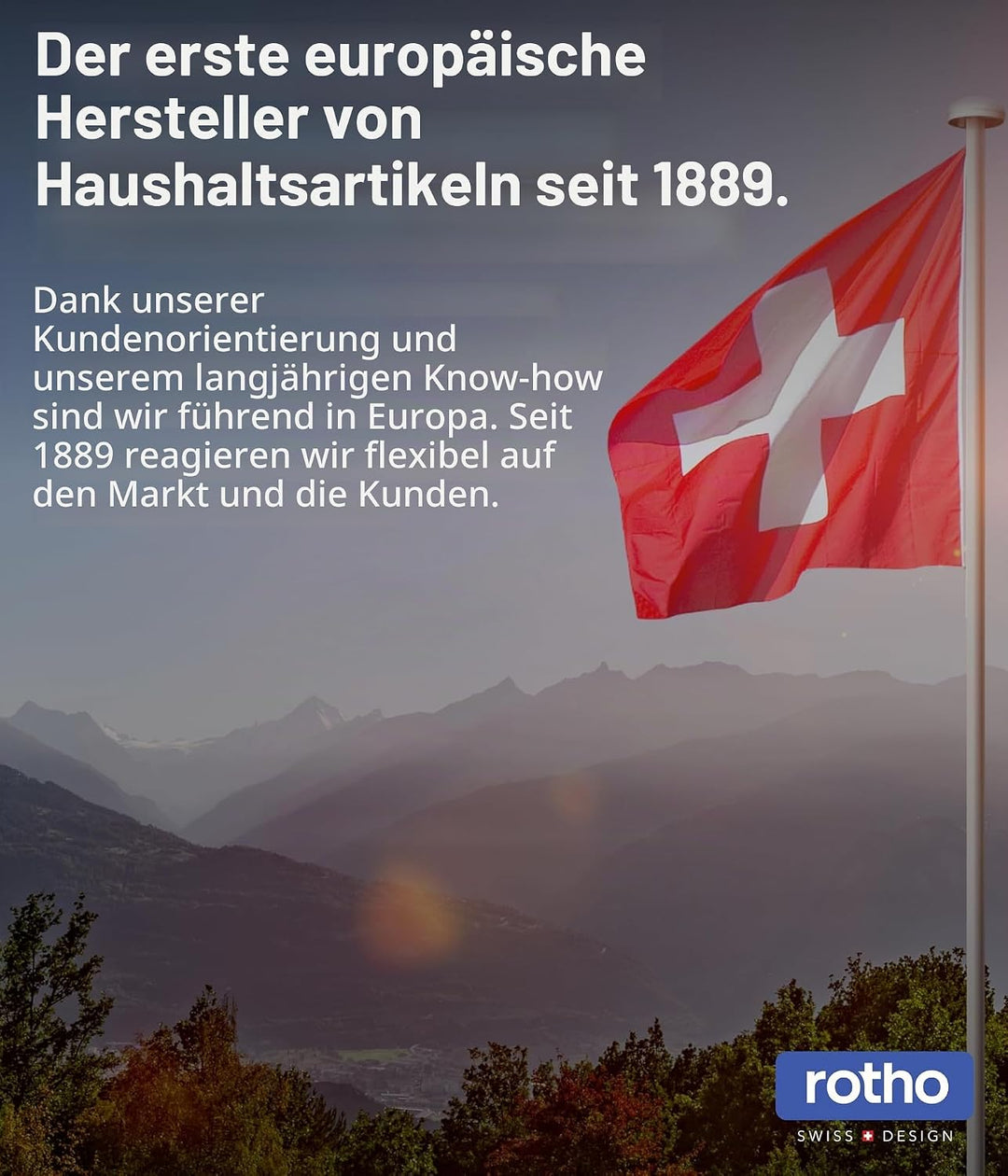 Rotho Loft 5er-Set Vorratsdosen mit Deckel verschiedene Grössen, lebensmittelechter Kunststoff (PP)