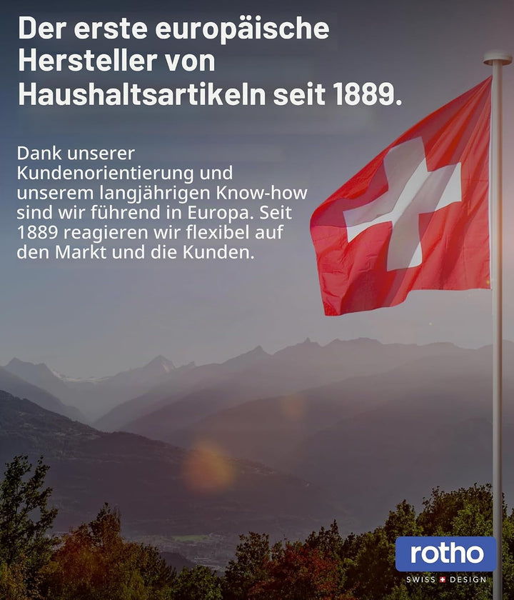 Rotho Loft 5er-Set Vorratsdosen mit Deckel verschiedene Grössen, lebensmittelechter Kunststoff (PP)