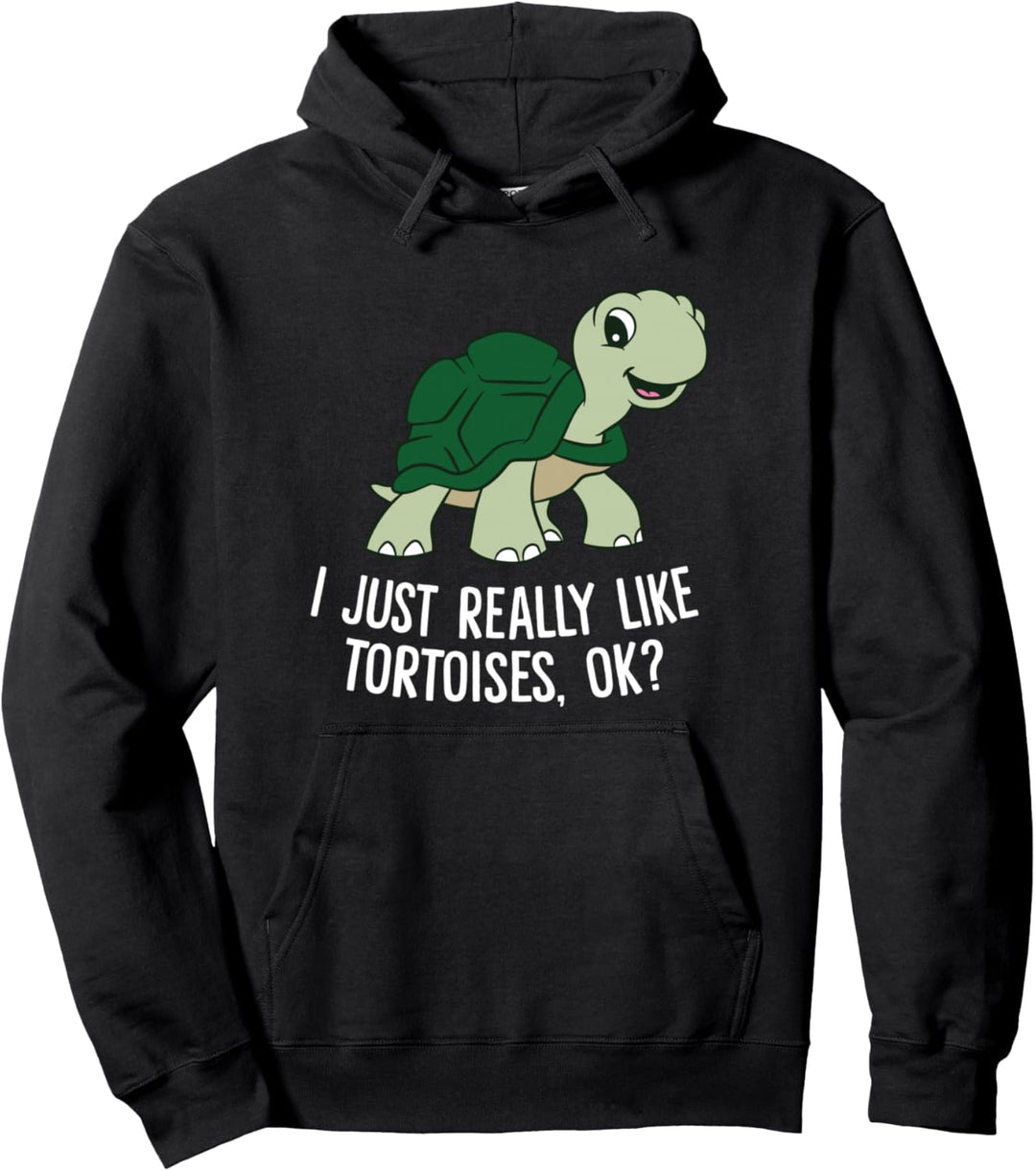 Ich mag Schildkröten einfach sehr Ok Niedliche Schildkröte Pullover Hoodie